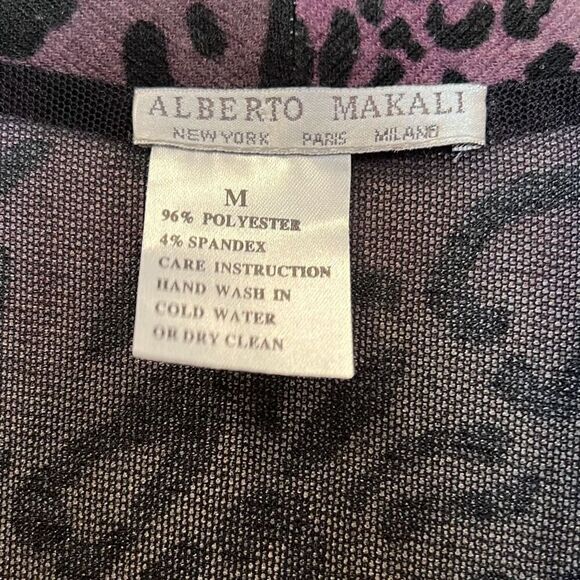 Alberto Makali Sweater Jacket Animal print Sz.M - Picture 4 of 5